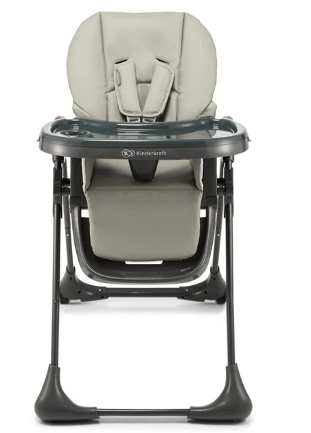 Krzesełko do karmienia Kinderkraft Tummie Szare (KHTUMM00GRY0000) (5902533925049) - obraz 4