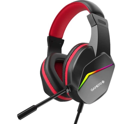 Навушники GamePro HS311 RGB Black/Red (HS311) - Фото 1 Навушники GamePro HS311 RGB Black/Red (HS311) - изображение 1
