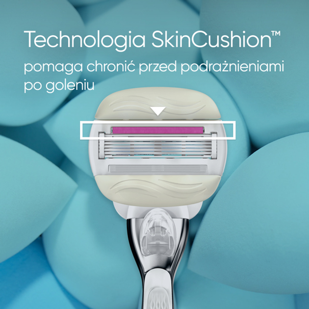 Wymienne wkłady do golenia dla kobiet Venus Comfortglide Sugarberry Plus Olay 4 szt (8700216122849) - obraz 5