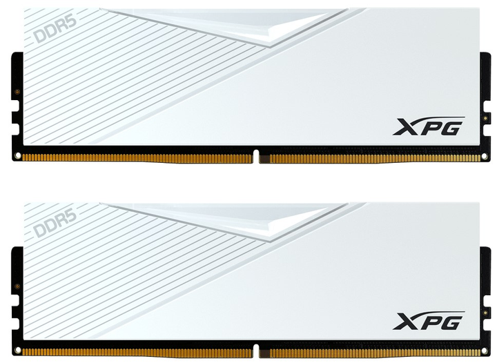 Оперативна пам'ять Adata DDR5-5600 32768 МБ PC5-44800 (Kit of 2x16384) XPG White (AX5U5600C3616G-DCLAWH) - зображення 1