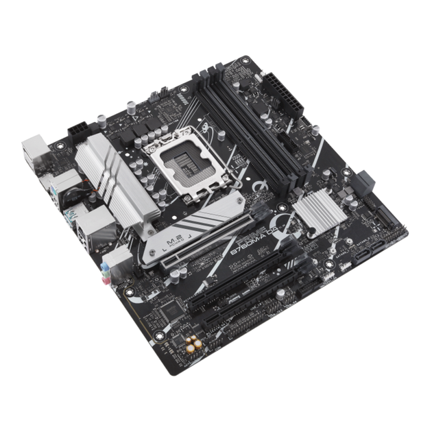 Материнська плата Asus PRIME B760M-A D4-CSM Socket 1700/Intel/Micro-ATX/1хHDMI/1хDisplayPort - Фото 2 Материнська плата Asus PRIME B760M-A D4-CSM Socket 1700/Intel/Micro-ATX/1хHDMI/1хDisplayPort - зображення 2