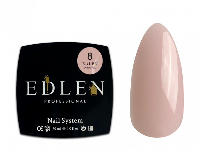 Гель моделюючий Edlen Builder Gel №08 30 мл - Фото 1 Гель моделюючий Edlen Builder Gel №08 30 мл - зображення 1