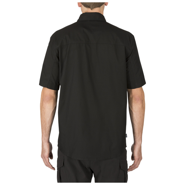 Рубашка тактическая с коротким рукавом 5.11 Stryke™ Shirt - Short Sleeve 3XL Black - изображение 2