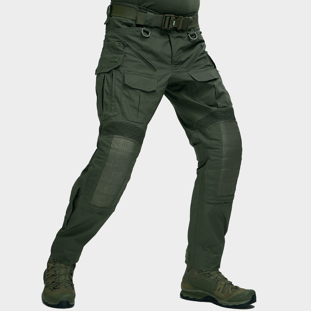 Тактичні штани UATAC Gen 5.4 Olive (Олива) з наколінниками XS - изображение 1