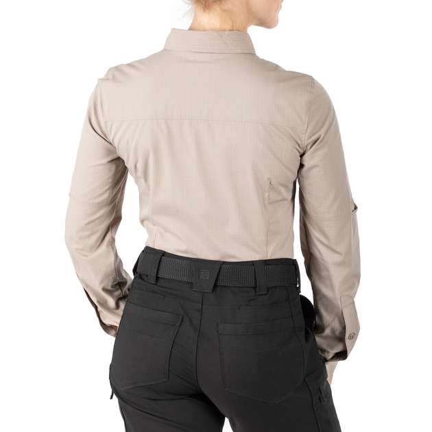 Рубашка тактическая женская 5.11 Tactical Women’s Stryke™ Long Sleeve Shirt S Khaki - изображение 2