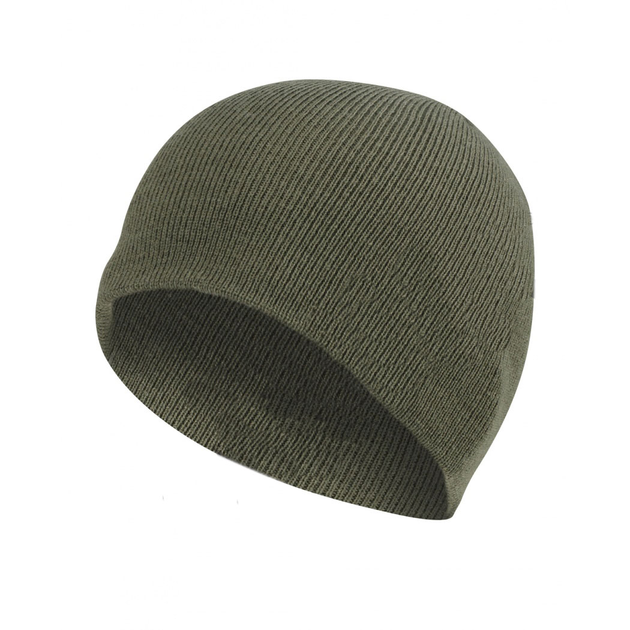 Шапка зимняя акриловая BEANIE Olive - изображение 1