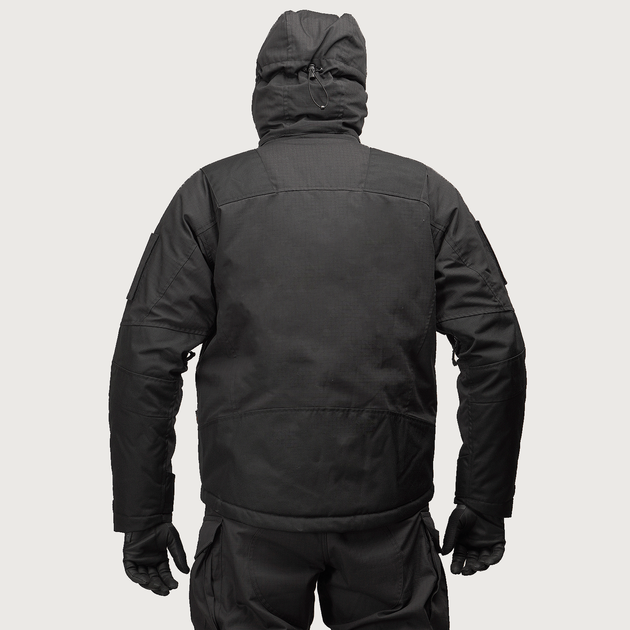 Тактична зимова куртка UATAC Black RipStop Climashield Apex M - изображение 2