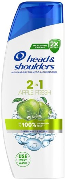 Szampon od łupieżu Head & Shoulders Apple Fresh 2w1 330 ml (8700216304689) - obraz 1
