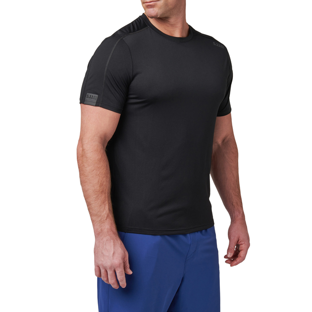 Футболка тактична потовідвідна 5.11 Tactical No Mercy PT-R Short Sleeve Top S Black 2 - зображення 1