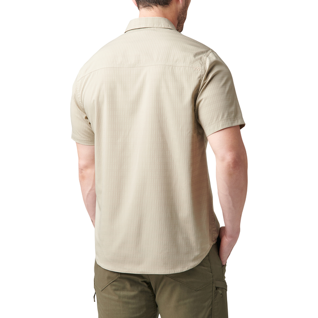 Рубашка тактическая 5.11 Tactical Aerial Short Sleeve Shirt 2XL Khaki - изображение 2