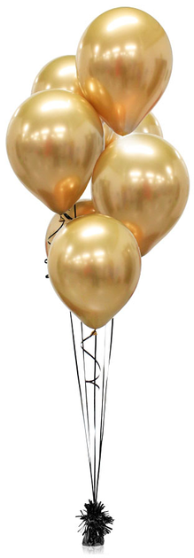 Повітряні кульки Godan Beauty & Charm Platinum Gold 50 шт (5902973163964) - зображення 2