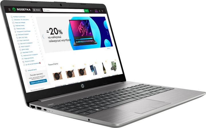 Laptop HP 250 G9 (6S775EA) Szary - obraz 2