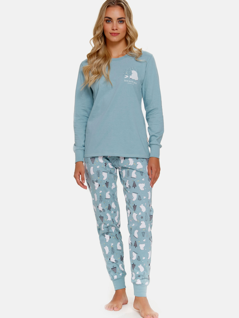 Piżama (bluza + spodnie) damska Doctor Nap PM.5262 XL Błękitna (5902701186449) - obraz 1