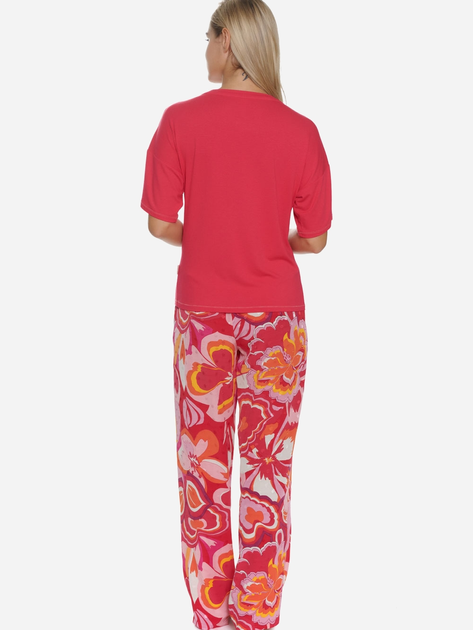 Піжама (футболка + штани) жіноча Doctor Nap PM.5322 L Червона (5902701190446) - зображення 2