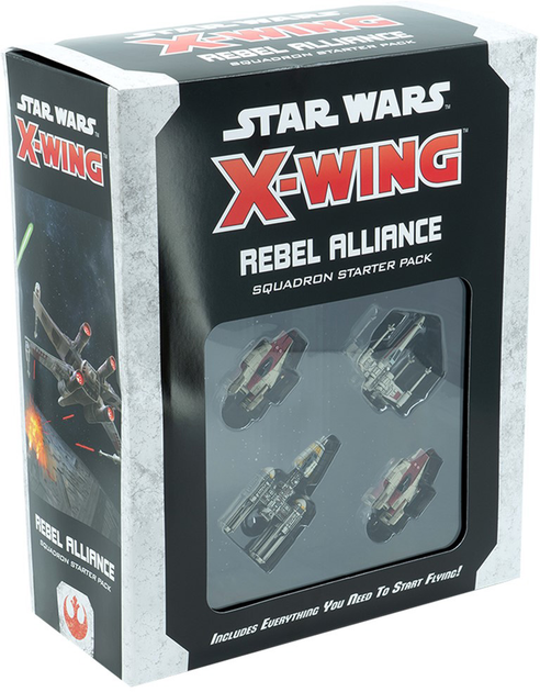 Zestaw startowy Atomic Mass Games Star Wars X-Wing 2nd Rebel Alliance Squadron (0841333121495) - obraz 1