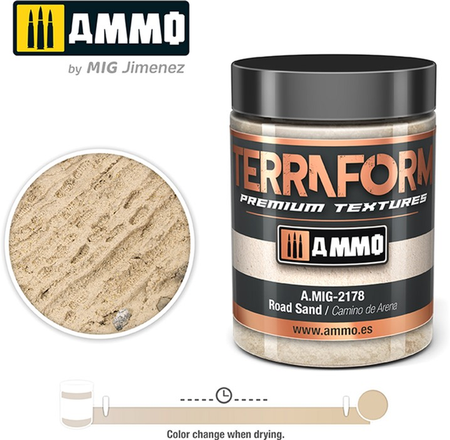 Pasta akrylowa Ammo Terraform Premium Road Sand 100 ml (8432074021780) - obraz 1