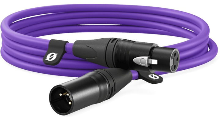 Kabel Rode XLR - XLR 3 m Purple (RODE XLR3M-PU) - obraz 1