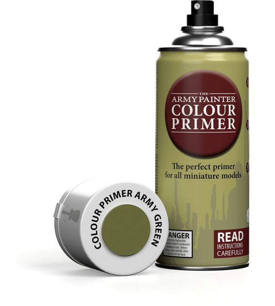 Primer-spray The Army Painter Colour Primer Army Zielony 400 ml (5713799300514) - obraz 1