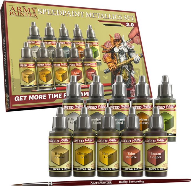 Zestaw farb The Army Painter Speedpaint 2.0 Metallics 10 szt (5713799806207) - obraz 2