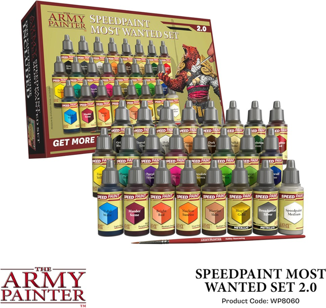 Набір фарб The Army Painter Speedpaint 2.0 Most Wanted 24 шт (5713799806009) - зображення 2