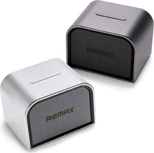 Głośnik przenośny Remax Universal Portable Bluetooth Speaker M8 Mini Silver (6954851256588) - obraz 2