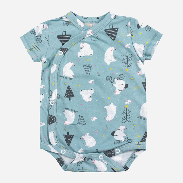 Дитяче боді-футболка для новонароджених Doctor Nap BOD.5378 56-62 см Різнокольорове (5902701194017) - зображення 1