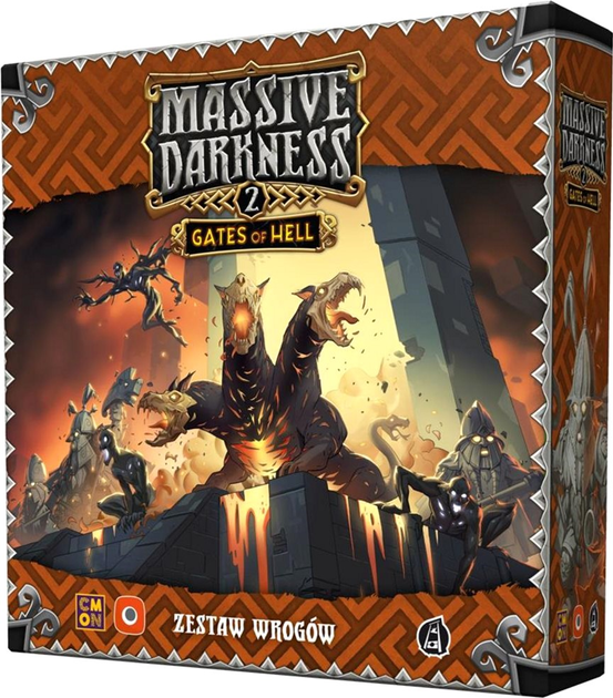 Dodatek do gry planszowej Portal Games Massive Darkness 2: Gates of Hell Zestaw wrogów (5902560387667) - obraz 1