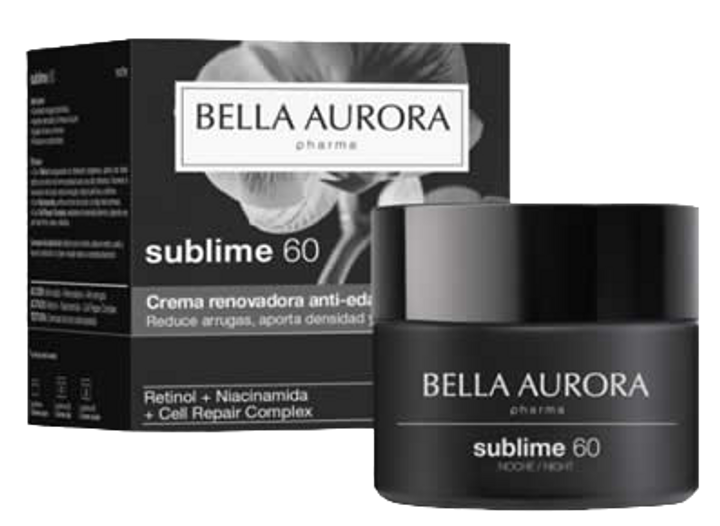 Нічний крем для обличчя Bella Aurora Sublime 60 50 мл (8413400015802) - зображення 1
