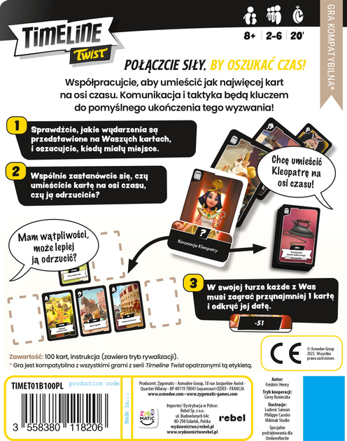 Gra planszowa Rebel Timeline Twist (3558380118206) - obraz 4