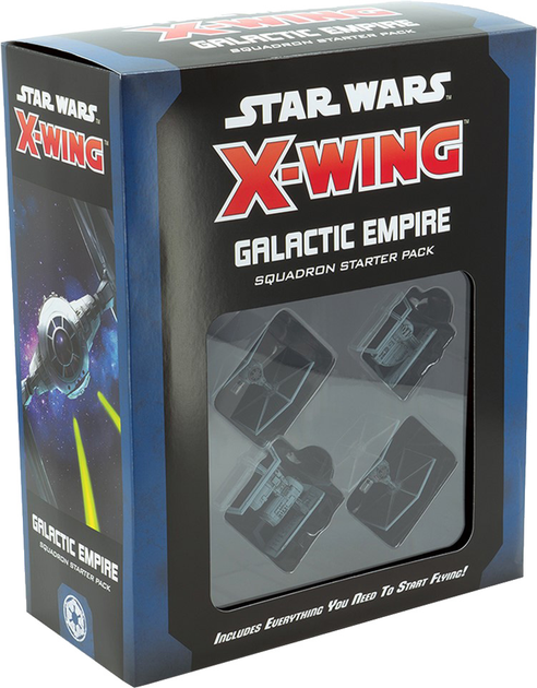 Додаток до настільної гри X-Wing Atomic Mass Games 2nd ed.: Galactic Empire Squadron Starter Pack (0841333121273) - зображення 1