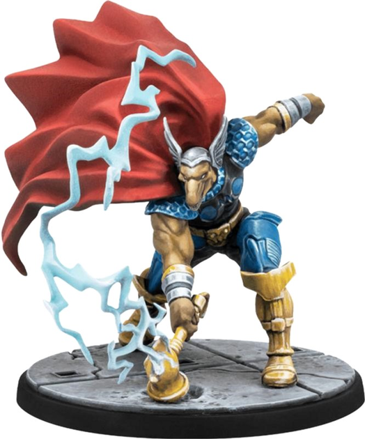 Zestaw figurek do złożenia i pomalowania Atomic Mass Games Marvel Crisis Protocol Beta Ray Bill & Ulik 2 szt (0841333113346) - obraz 4