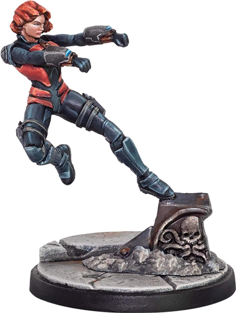 Zestaw figurek do złożenia i pomalowania Atomic Mass Games Marvel Crisis Protocol Hawkeye & Black Widow Agent of Shield 2 szt (0841333108885) - obraz 4
