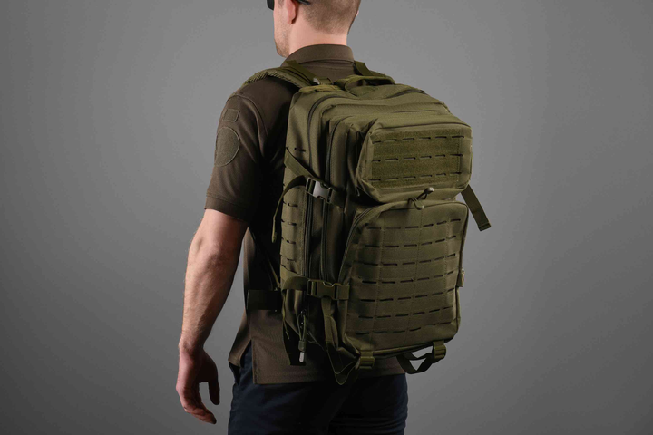 Тактичний рюкзак 2E Tactical 45L, зелений (2E-MILTACBKP-45L-OG) - зображення 2