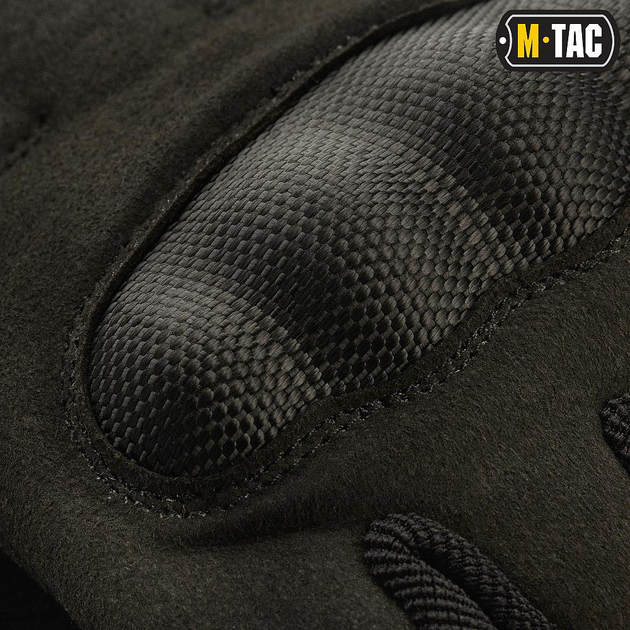 Тактические перчатки со встроенной защитой M-Tac Assault Tactical Mk.6 Black (Черные) Размер XL - изображение 2