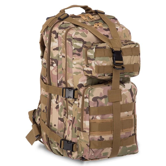 Рюкзак тактический штурмовой SP-Sport ZK-5509 размер 44x26x18см 20л Камуфляж Multicam - изображение 1