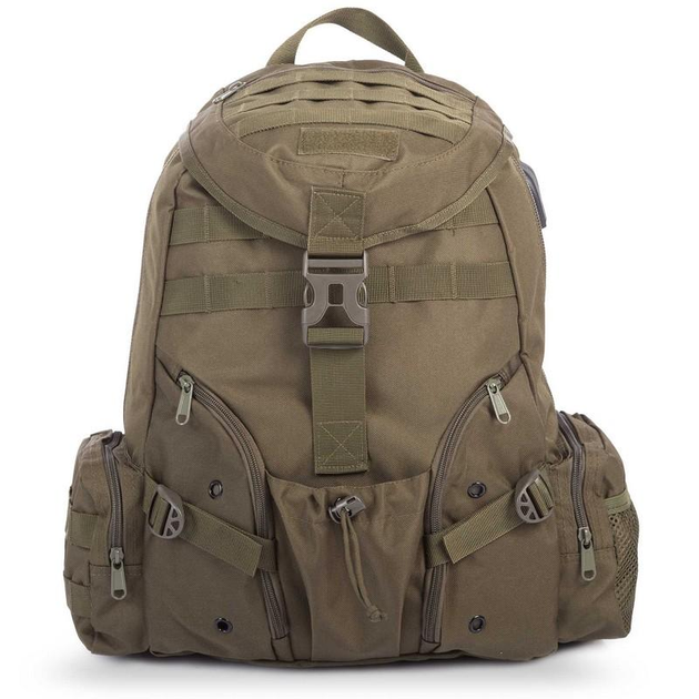 Рюкзак тактический штурмовой трехдневный SILVER KNIGHT TY-03 размер 44x30x15см 20л Оливковый - изображение 2