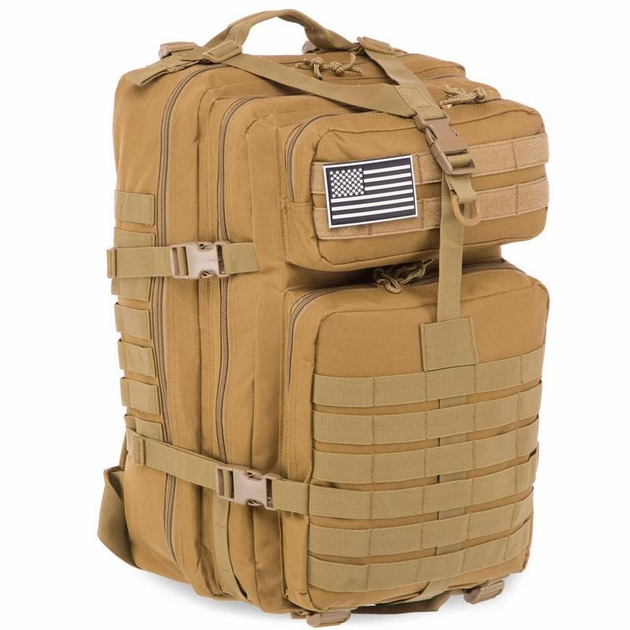 Рюкзак тактический штурмовой SP-Sport ZK-5508 размер 48х28х28см 38л Хаки - изображение 1