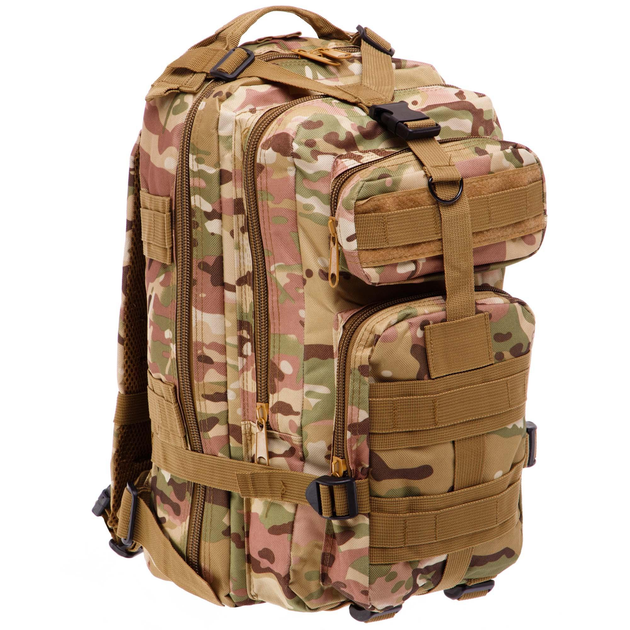 Рюкзак тактичний штурмовий SILVER KNIGHT TY-5710 розмір 40x20x20см 16л Камуфляж - зображення 1