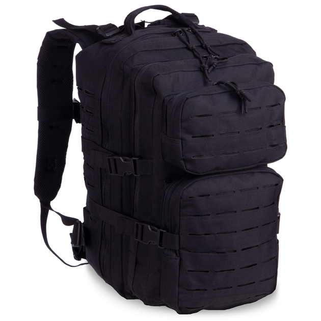 Рюкзак тактичний штурмовий SILVER KNIGHT LK2021 розмір 43х25х14см 16л Чорний - зображення 1