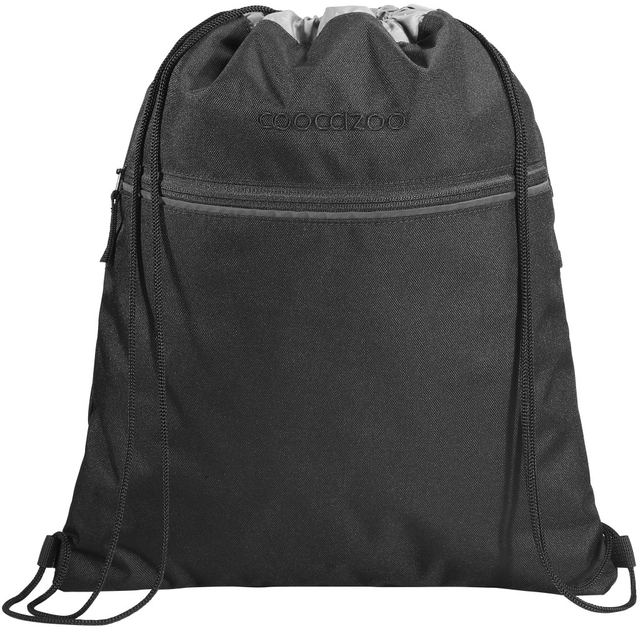 Рюкзак-мішок для взуття Coocazoo Black Coal 43x34 см (4047443468338) - зображення 1