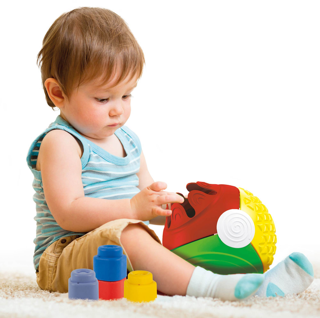 Zabawka sorter Clementoni Soft Clemmy Edukacyjna piłka sensoryczna (8005125176892) - obraz 4