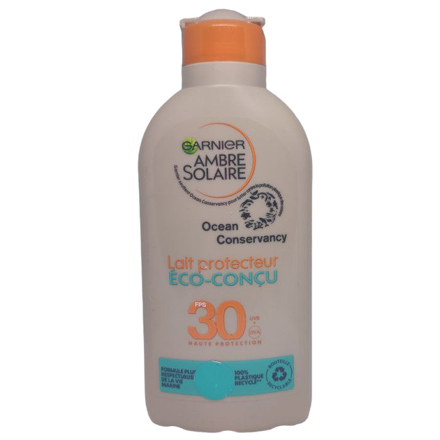 Сонцезахисне молочко Garnier Ambre Solaire Lait Protecteur SPF 30 200 мл (116773) - Фото 1 Сонцезахисне молочко Garnier Ambre Solaire Lait Protecteur SPF 30 200 мл (116773) - зображення 1