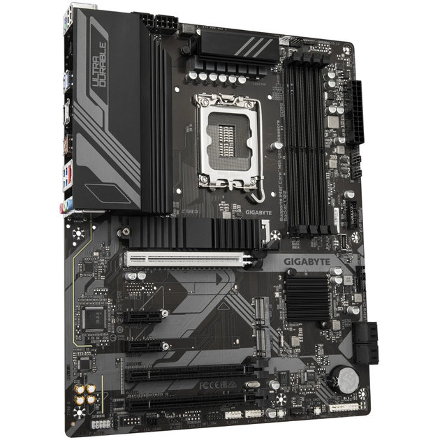 Материнська плата Gigabyte Z790 D Socket 1700/Intel/ATX/1хHDMI/DisplayPort - Фото 2 Материнська плата Gigabyte Z790 D Socket 1700/Intel/ATX/1хHDMI/DisplayPort - зображення 2