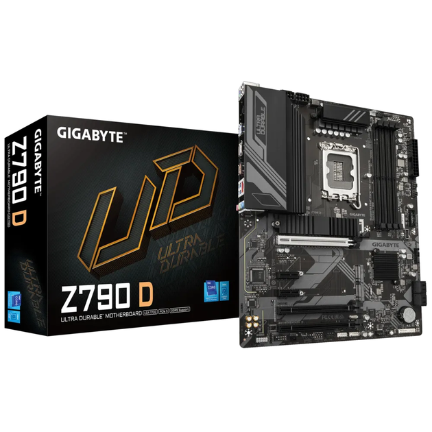 Материнська плата Gigabyte Z790 D Socket 1700/Intel/ATX/1хHDMI/DisplayPort - Фото 5 Материнська плата Gigabyte Z790 D Socket 1700/Intel/ATX/1хHDMI/DisplayPort - зображення 5