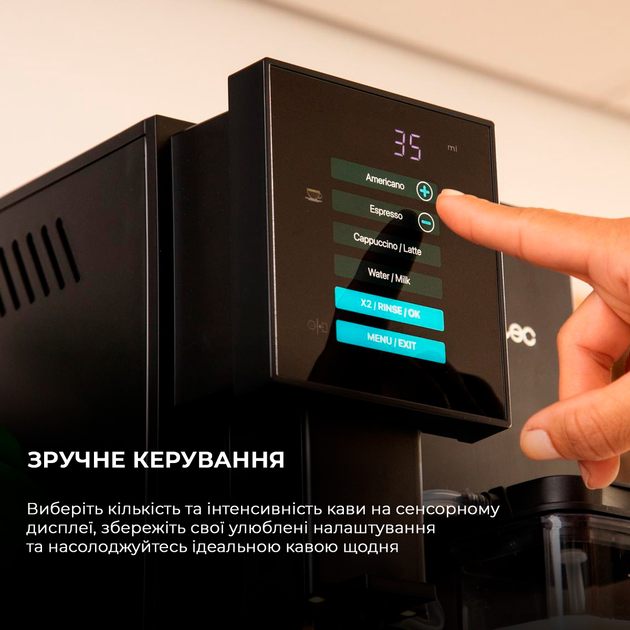 Кофемашина CECOTEC Cremmaet Compactccino Black Silver - изображение 8