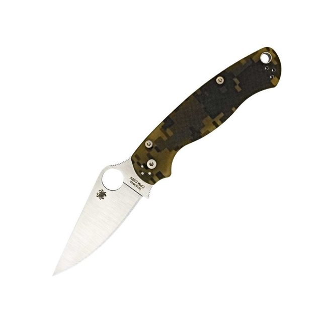 Нож складной Spyderco Para-Military 2, camo замка Compression Lock C81GPCMO2 - изображение 1