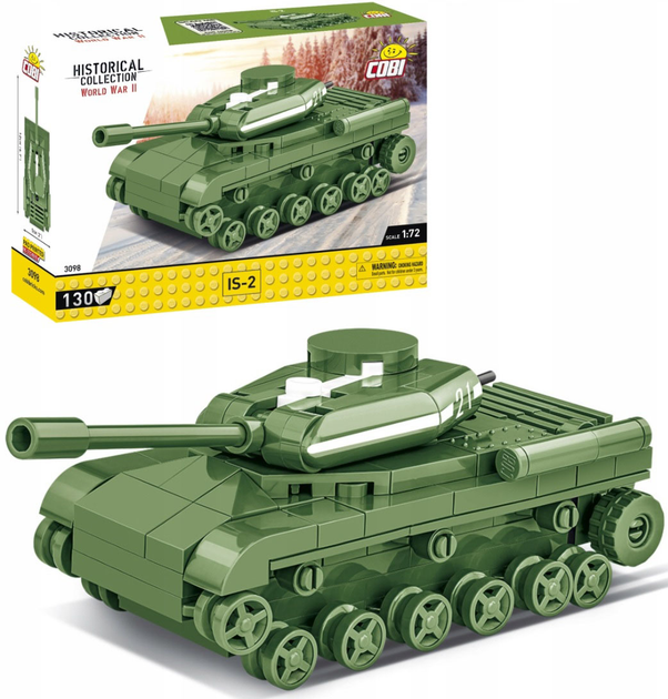 Klocki konstrukcyjne Cobi Historical Collection World War II IS-2 130 elementów (5902251030988) - obraz 3