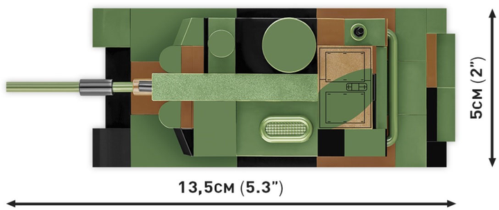 Klocki konstrukcyjne Cobi Armed Forces K2 Black Panther 160 elementów (5902251031077) - obraz 5