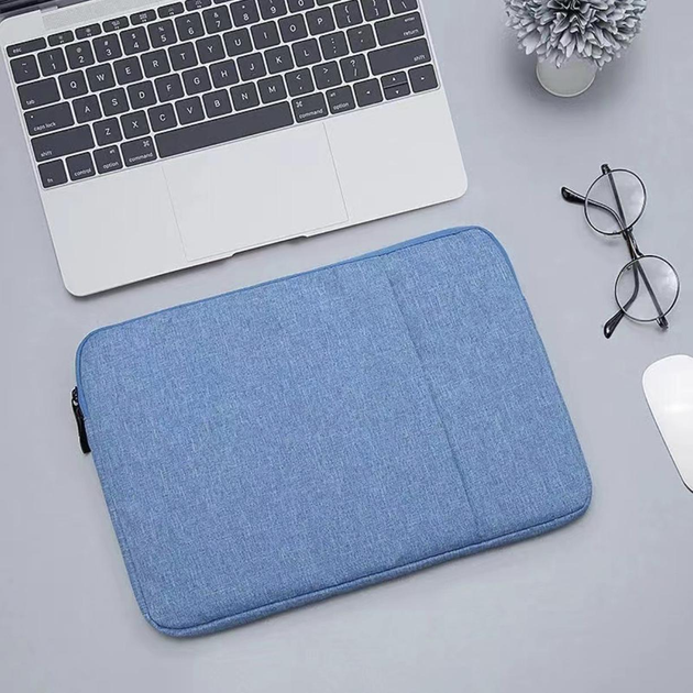 Чехол-сумка для ноутбука макбука MacBook Pro M1 M2 М3 15" /16" Голубой ...