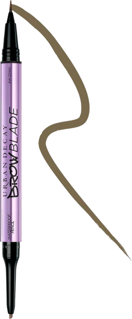 Ołówek do brwi dwustronny Urban Decay Brow Blade Eyebrow Pencil Taupe Trap 0.05 g + 0.4 ml (3605971774591) - obraz 1